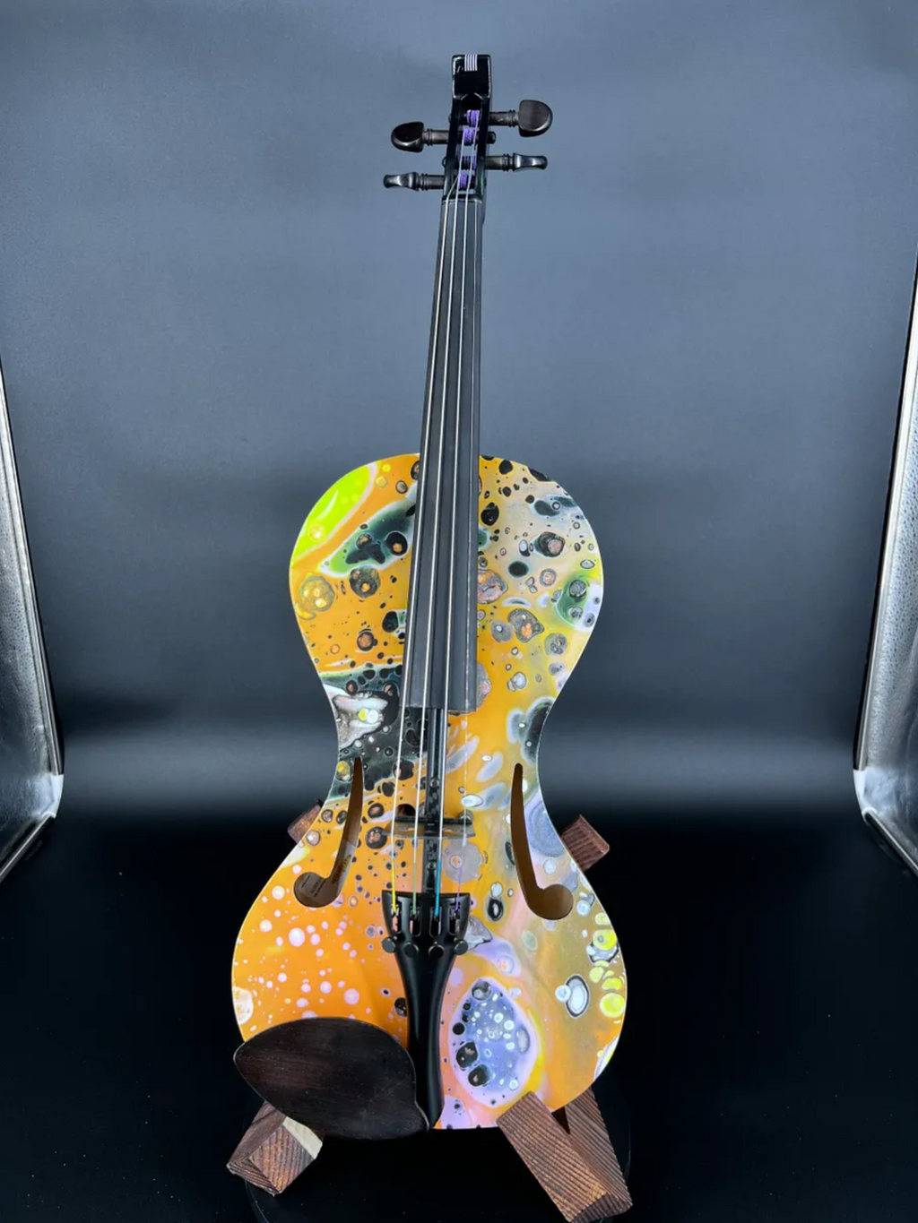 A frontal shot of the RD1 Bubble Orange 79